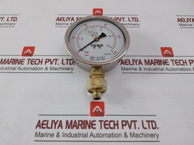 Tess En 837.1 Pressure Gauge 0-10 Bar 0-150 Psi