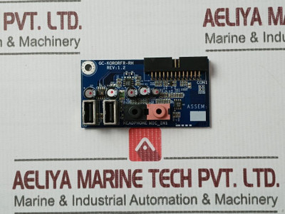 Gc-kororfer Cp273334-01 IO Panel Printed Circuit Board Rev. 1.2
