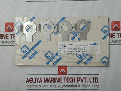 Ksb 9974879755 Washer 4 X En-lockw W Angled T Diam 14