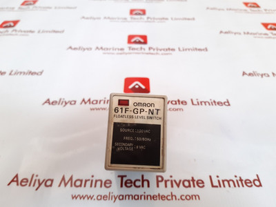 Omron 61f-gp-nt floatless level switch 100vac 50/60hz Omron 61f-gp-nt floatless level switch 100vac 50/60hz