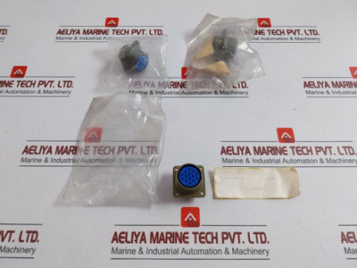 Lot Of 3X Amphenol 973102A2027S Position Circular Connector