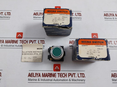 Micro Switch Pth3151 Green Pushbutton 24V