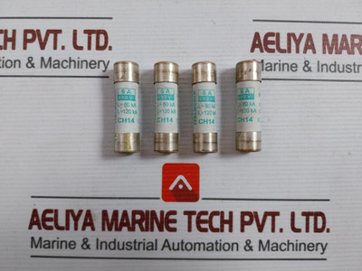 Lot Of 6X Italweber Ch14 Cartridge Fuses 6A 690V