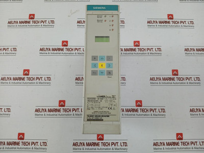 Used Condition 7Sj6001-5Ea00-0Da0Bb Overcurrent Protection Relay 50-60 Hz By Siemens