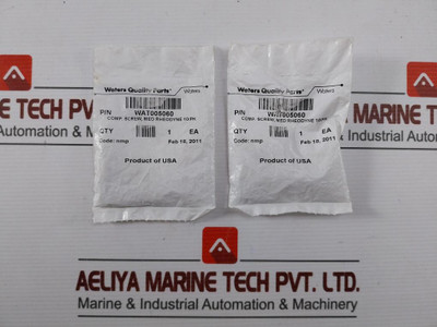 Lot Of 5X Compression Screw Part No.Wat005060 By Waters