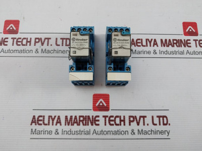 Lot Of 2X 55.34.9.024.0040 By Finder Plug In Power Relay 7A-250V 12A10A 300Vac