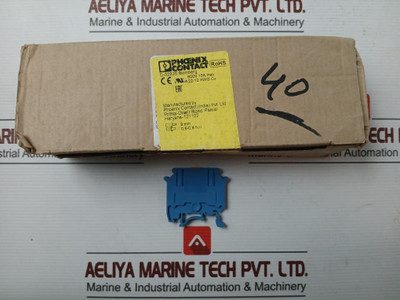 Phoenix Contact 600V 15A Terminal Block Uk 5-mtk-p/P Bu (1 Box = 40 Pcs)