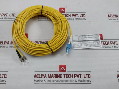 New Fiber Optic Patch Cable St-sc Duplex Sm G655 Fpc-st-sc-03-d-l-02 20 Mtrs