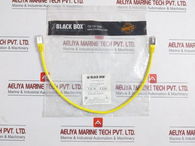 Cat6 SFtp Patch Cable 0.5M Yellow Eve634-00M5 Black Box
