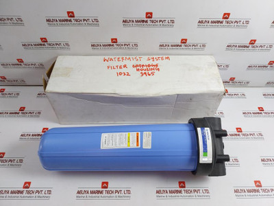20’’ Opaque Big Blue Filter Housing With Pressure Relief By Pentair 30-90 Psi