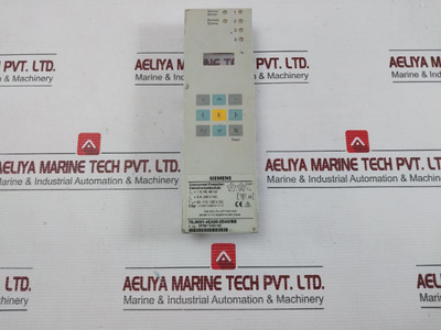 Overcurrent Protection Relay 7Sj6001-4Ea00-0Da0/Bb By Siemens (Front Part Only)