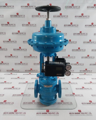2-way Pneumatic Control Valve W Smart Positioner 4-20Ma Hnd-fln Mt.H Control Valves