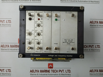 Ak-381 Voltage And Frequency Monitor 45-65 Min 1-20 Sec By Autronica