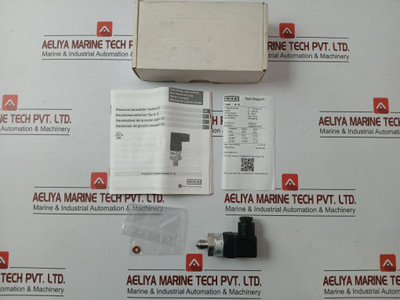 Wika Pressure Sensor Transmitter Power Supply - 8-30 V 25 Ma Part No. 12834131