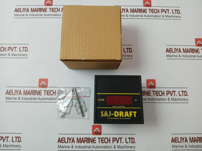 Saj Instrument Remote Draft Display Module 31-00-0