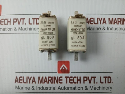 Aeg Fuse Link 80A Part No. Nt00