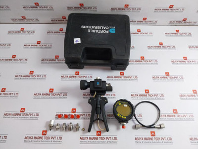 General Electric Portable Hydraulic Pressure Calibrator Kit 1000 Bar Part No. Dpi 104-is
