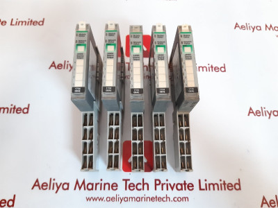 Allen-bradley 1734-ob4e ser.c input module with 1734-mb ser.a mounting base