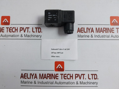 Mpm 24V 10Bar Solenoid Valve 187Ma