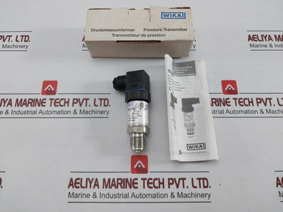 Wika -1 To 0 Bar S-10 Pressure Transmitter