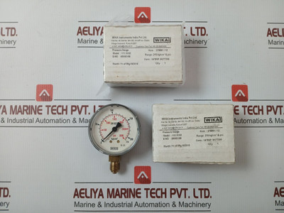 111.10.63 By Wika Pressure Gauge 210 KgCm2 & 3000 Psi