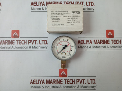 Wika Pressure Gauge 100 KgCm2 & 1400 Psi Part No. 111.10.63
