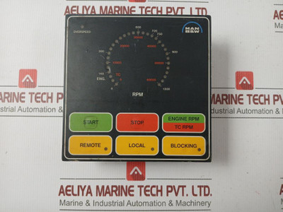 0-1200 Rpm Indicator 24 V Dc Man B&W