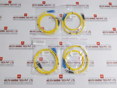Single Mode Duplex Fiber Optic Patch Cable Set Ftek-dx-sm-scSt-pc-02M In 230 Gm