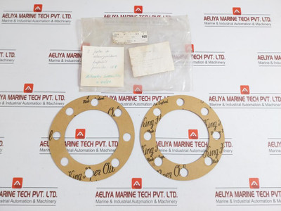 Lot Of 2X King Paper Oil Actuator Gasket For Cryogenic Cargo Valve With New Condition
