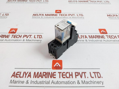 55.34.9.024.0070 Finder 24Vdc Control Relay With Socket