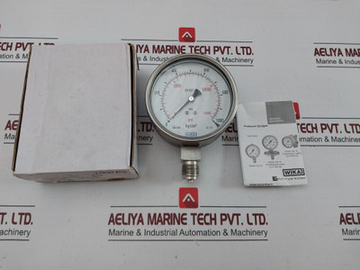 Wika 0 To 1000 KgCm2 232.53.100232.50.100 Mechanical Pressure Gauge