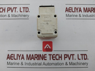 Solenoid Valve Vxz242Fz2A By Smc 24Vdc/7W