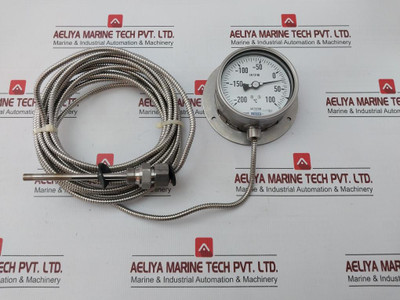 Remote Reading Temperature Gauge With Capillary En 13190 Wika