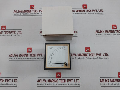Analog Pressure Meter 0-10 Bar By Saci