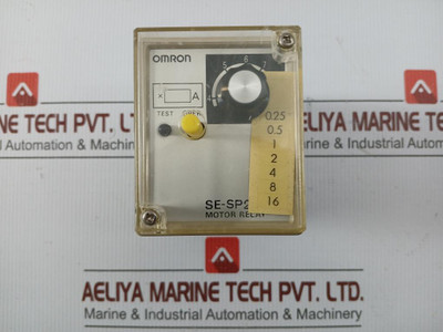 Omron Motor Protection Relay 1-160A 200220Vac Part No. Se-sp2