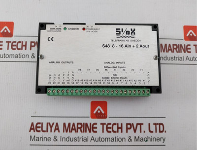 S48 8-16 Ain + 2 Aout Analog InputOutput Module By Telefrang