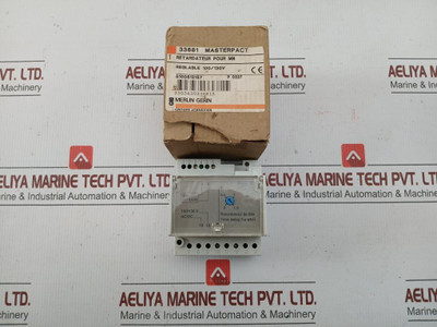 Merlin Gerin Adjustable Time Delay Relay For Uvr 33681