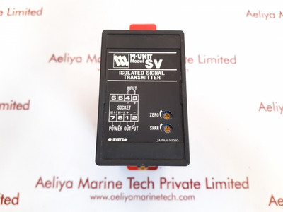 M-system Sv-6A-c Isolated Signal Transmitter M-system Sv-6A-c Isolated Signal Transmitter