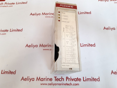 Saia pcd4.w100 analog module Saia pcd4.w100 analog module
