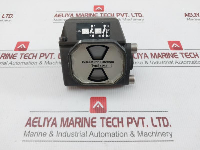 New Condition Differential Pressure Indicator 4.36.2 Boll & Kirch