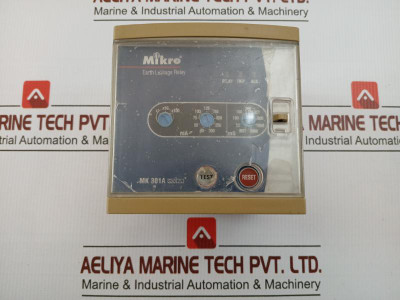 Earth Leakage Relay 240V Ac By Mikro Mk 301A