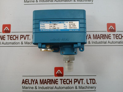 Nagano Keiki Pressure Transmitter 24V Dc Part No. Kh55