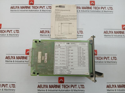 Abb Multi-transducer Industrial Control Unit Part No. Gtu0522