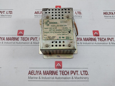 Ceronix Input 120Vac 50-60Hz Isolation Power Transformer Iso Xfr-75W