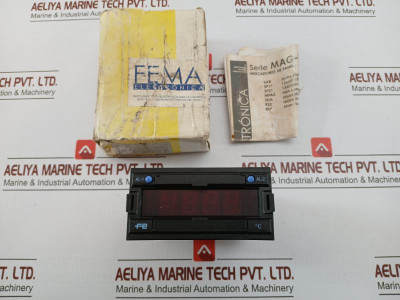 Fema Electronica -50/+600˚C 230 Vac 50/60 Hz Panel Indicator Mag-35-22-0-sp21