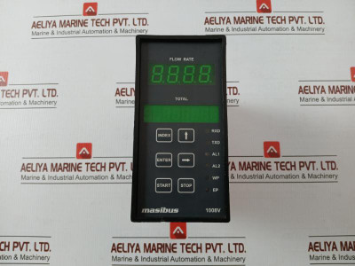 Flow Indicator Totaliser 230Vac By Masibus 1008V