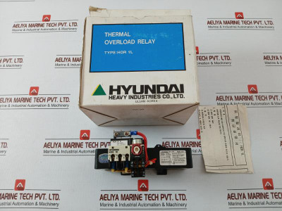 Hyundai Thermal Overload Relay 660V Part No. Hor 1K 5