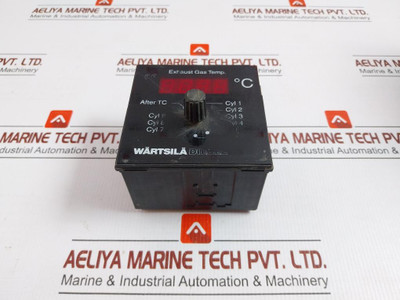 10-channel Exhaust Gas Temperature Display Module 11...28 V Ac Wartsila Diesel