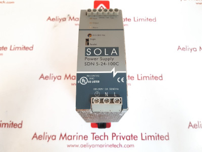 Sola sdn 5-24-100c power supply 100-240v~2a