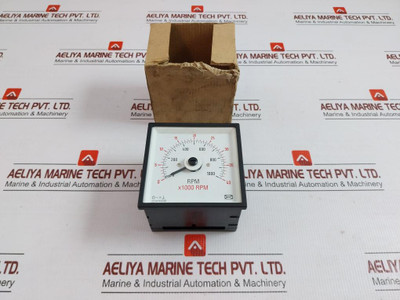 Deif 0-40 X1000 Rpm Analog Rpm Meter Dq96-c